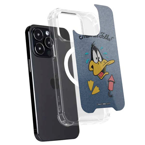 Looney Tunes Daffy Duck Thats All Folks iPhone 16 Pro MagSafe Case
