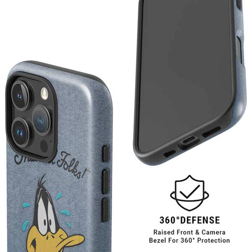 Looney Tunes Daffy Duck Thats All Folks iPhone 16 Pro Magsafe Impact Case