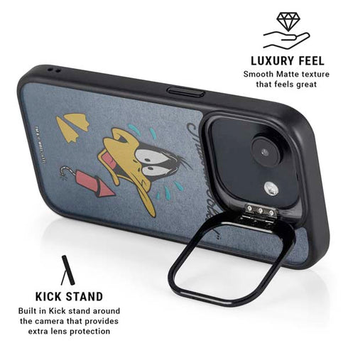 Looney Tunes Daffy Duck Thats All Folks iPhone 16e Kickstand Case