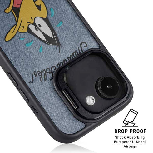 Looney Tunes Daffy Duck Thats All Folks iPhone 16e Kickstand Case