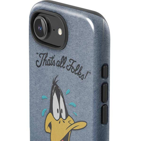 Looney Tunes Daffy Duck Thats All Folks iPhone 16e Impact Case