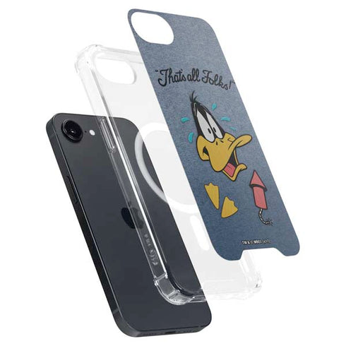 Looney Tunes Daffy Duck Thats All Folks iPhone 16e MagSafe Case