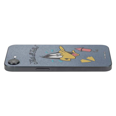 Looney Tunes Daffy Duck Thats All Folks iPhone 16e Skin