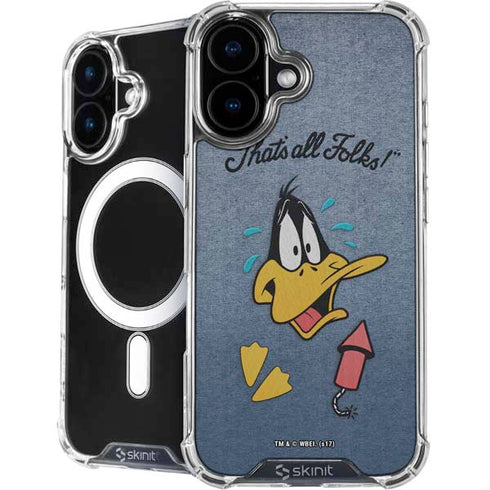 Looney Tunes Daffy Duck Thats All Folks iPhone 17 MagSafe Case