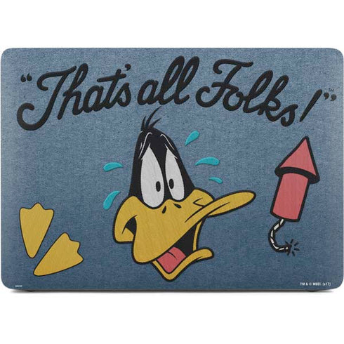 Looney Tunes Daffy Duck Thats All Folks Apple MacBook Air Skin