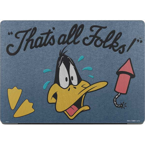 Looney Tunes Daffy Duck Thats All Folks Apple MacBook Pro 14-inch Skin