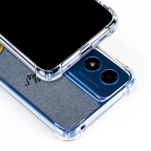 Looney Tunes Daffy Duck Thats All Folks Moto G Play 4G (2024) Clear Case