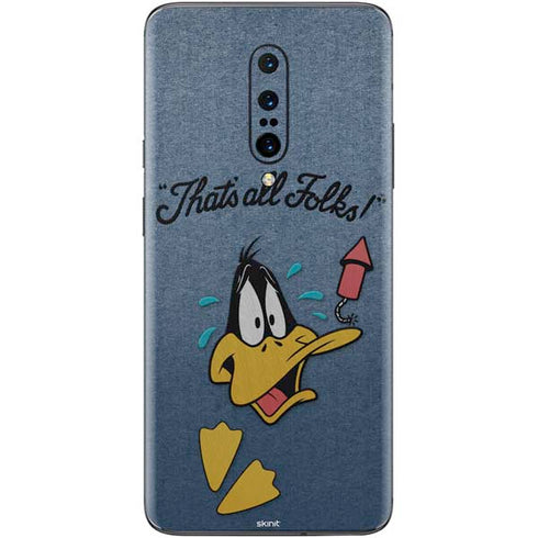 Looney Tunes Daffy Duck Thats All Folks OnePlus 7 Pro Skin