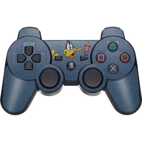Looney Tunes Daffy Duck Thats All Folks PS3 Dual Shock wireless controller Skin