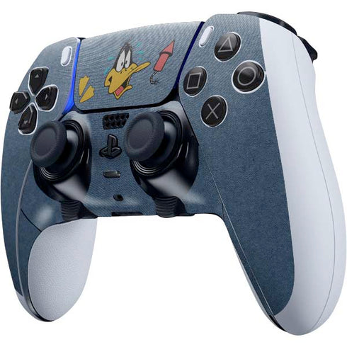 Looney Tunes Daffy Duck Thats All Folks PS5 DualSense Edge Pro Controller Skin