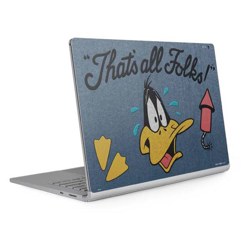 Looney Tunes Daffy Duck Thats All Folks Surface Book 2 13.5in Skin