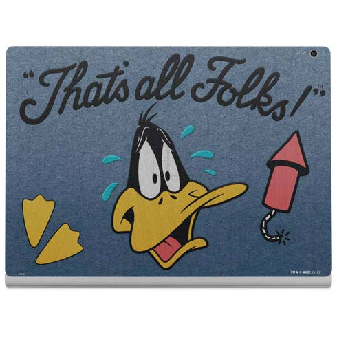 Looney Tunes Daffy Duck Thats All Folks Surface Book 2 13.5in Skin