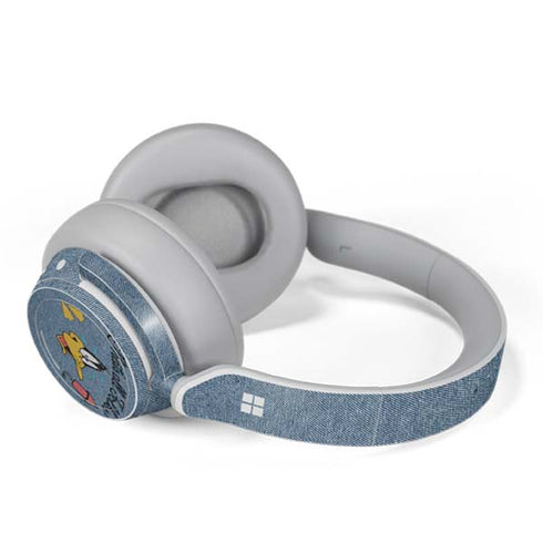 Looney Tunes Daffy Duck Thats All Folks Surface Headphones Skin