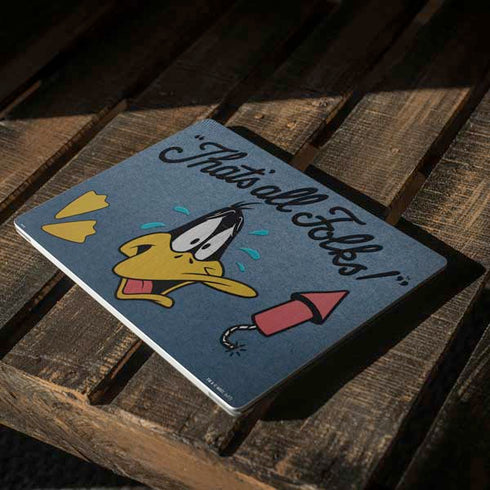 Looney Tunes Daffy Duck Thats All Folks Surface Laptop 2 Skin