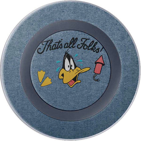 Looney Tunes Daffy Duck Thats All Folks Wireless Charger Skin