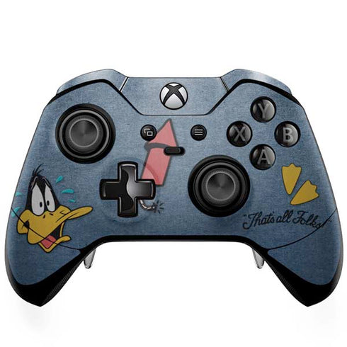 Looney Tunes Daffy Duck Thats All Folks Xbox One Elite Controller Skin
