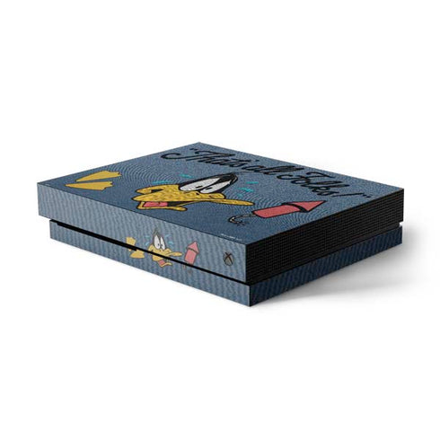 Looney Tunes Daffy Duck Thats All Folks Xbox One X Console Skin