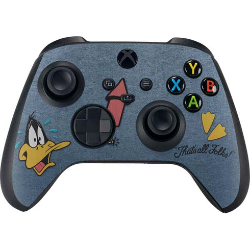 Looney Tunes Daffy Duck Thats All Folks XBox Series X Digital Edition Bundle Skin