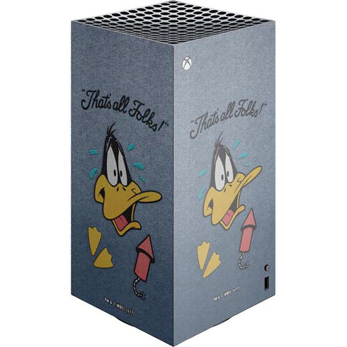 Looney Tunes Daffy Duck Thats All Folks Xbox Series X Skins