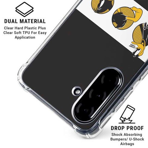 Looney Tunes Daffy Duck Three Circles Galaxy A36 5G Clear Case
