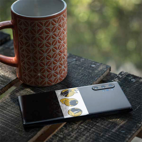 Looney Tunes Daffy Duck Three Circles Galaxy Note 10 Plus Skin