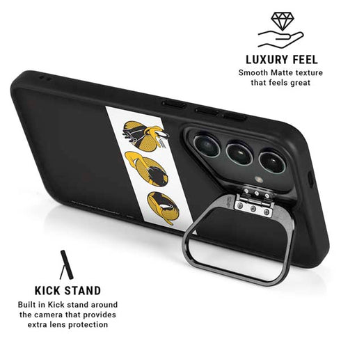 Looney Tunes Daffy Duck Three Circles Galaxy S25 Kickstand Case