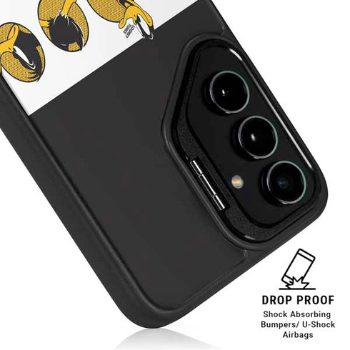 Looney Tunes Daffy Duck Three Circles Galaxy S25 Kickstand Case