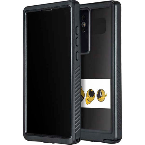 Looney Tunes Daffy Duck Three Circles Galaxy S24 Ultra Waterproof Case