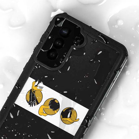 Looney Tunes Daffy Duck Three Circles Galaxy S24 Waterproof Case