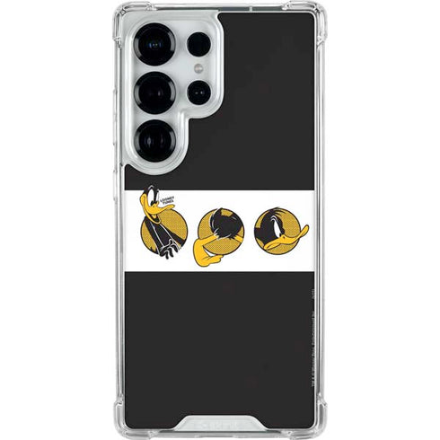 Looney Tunes Daffy Duck Three Circles Galaxy S25 Ultra Clear Case