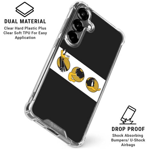 Looney Tunes Daffy Duck Three Circles Galaxy S26 Clear Case