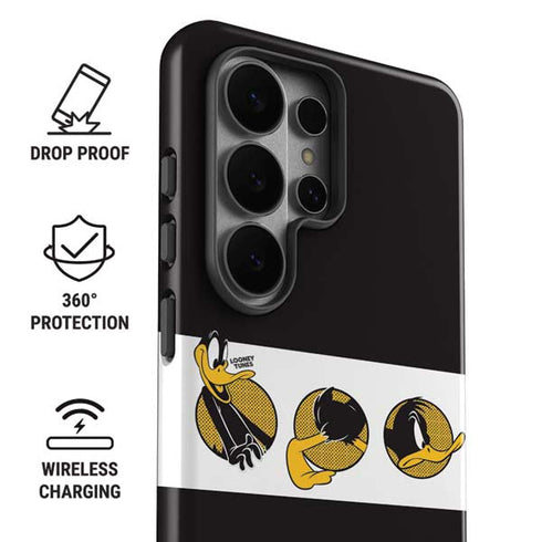 Looney Tunes Daffy Duck Three Circles Galaxy S26 Ultra Impact Case
