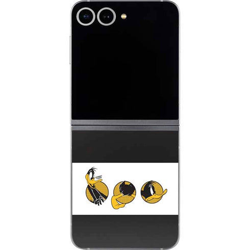 Looney Tunes Daffy Duck Three Circles Galaxy Z Flip6 Skin