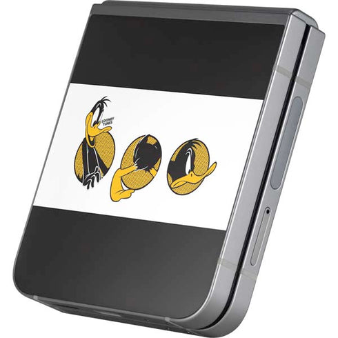 Looney Tunes Daffy Duck Three Circles Galaxy Z Flip6 Skin