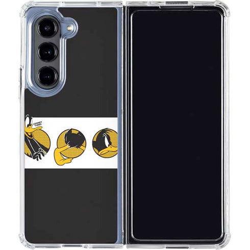 Looney Tunes Daffy Duck Three Circles Galaxy Z Fold5 5G Clear Case