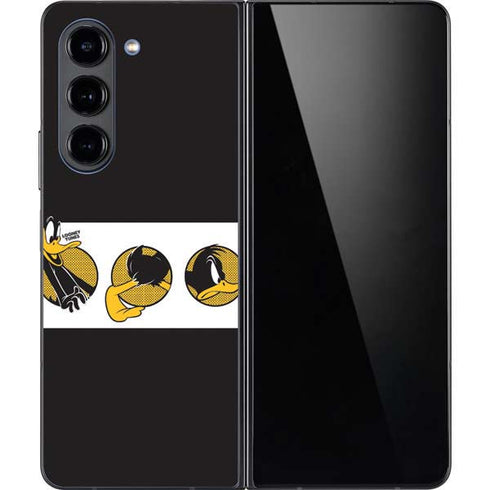 Looney Tunes Daffy Duck Three Circles Galaxy Z Fold5 5G Skin