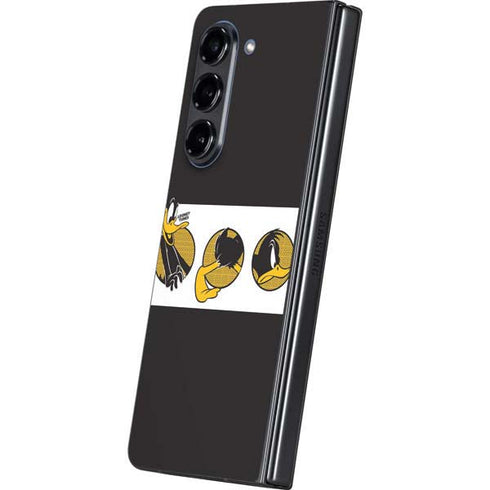 Looney Tunes Daffy Duck Three Circles Galaxy Z Fold5 5G Skin
