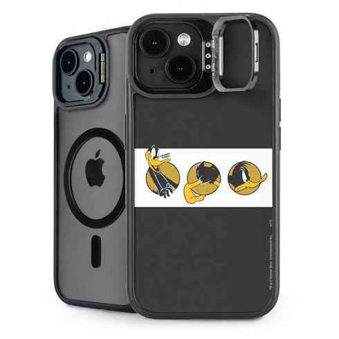 Looney Tunes Daffy Duck Three Circles iPhone 14 Kickstand Case