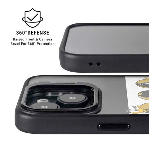 Looney Tunes Daffy Duck Three Circles iPhone 14 Kickstand Case