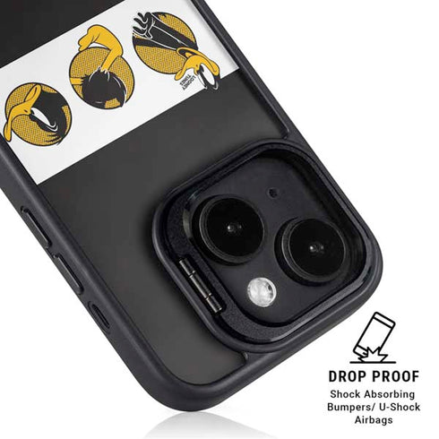 Looney Tunes Daffy Duck Three Circles iPhone 14 Plus Kickstand Case