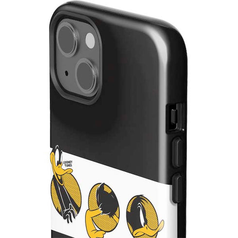 Looney Tunes Daffy Duck Three Circles iPhone 15 Impact Case