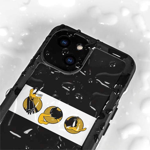 Looney Tunes Daffy Duck Three Circles iPhone 15 Plus Waterproof Case
