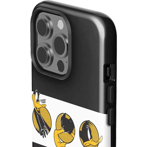 Looney Tunes Daffy Duck Three Circles iPhone 15 Pro Impact Case