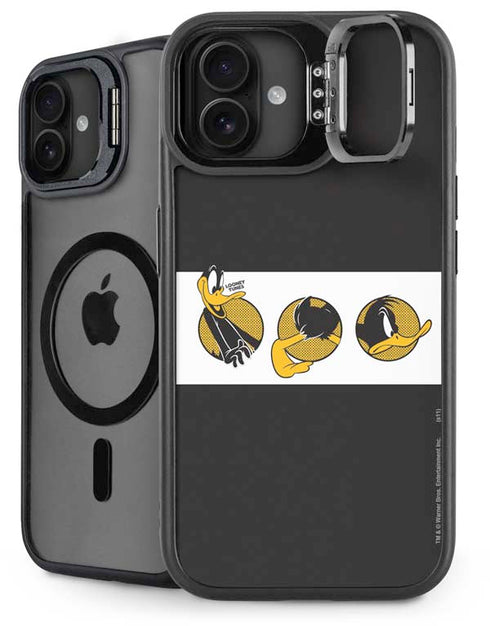 Looney Tunes Daffy Duck Three Circles iPhone 16 Kickstand Case