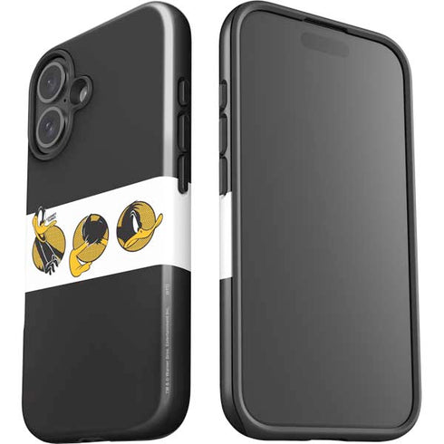 Looney Tunes Daffy Duck Three Circles iPhone 16 Plus Impact Case