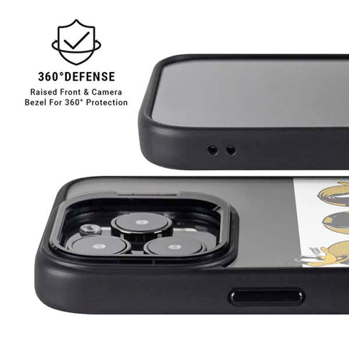 Looney Tunes Daffy Duck Three Circles iPhone 16 Pro Kickstand Case