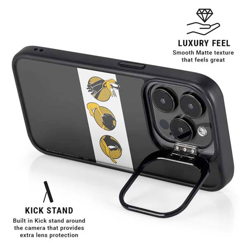 Looney Tunes Daffy Duck Three Circles iPhone 16 Pro Max Kickstand Case