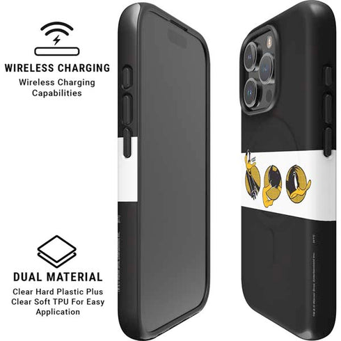 Looney Tunes Daffy Duck Three Circles iPhone 16 Pro Max Magsafe Impact Case