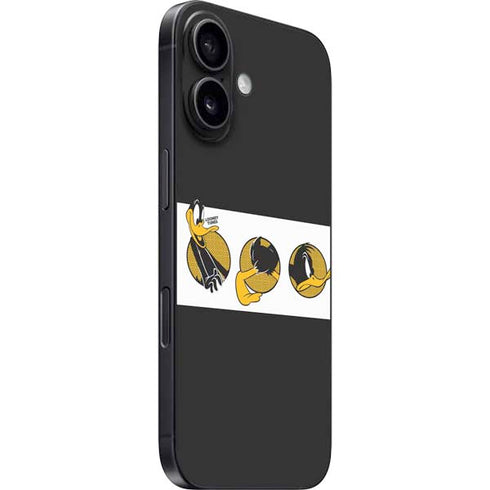 Looney Tunes Daffy Duck Three Circles iPhone 16 Skin