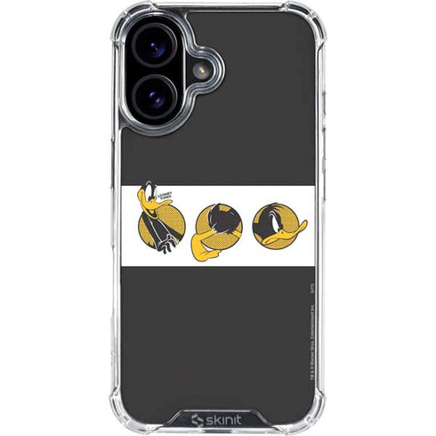 Looney Tunes Daffy Duck Three Circles iPhone 17 Clear Case